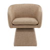 Jonie Swivel Chair Camel, Dining Chair by Dovetail, 25.25" width x 29.25" height x 24" depth thumbnail 2