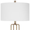 Link Brushed Gold Floor Lamp thumbnail 6