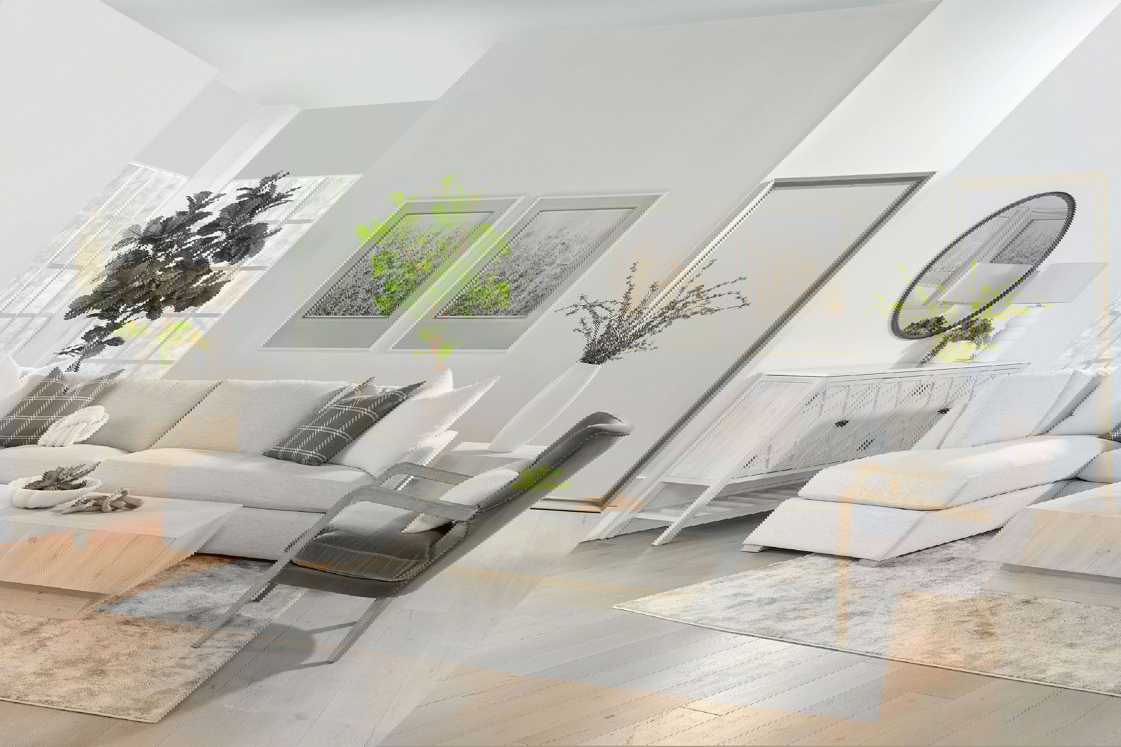 Montauk Coffee Table, by Essentials for Living, 53.75" width x 15" height x 29.75" depth View 9