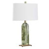 Moorea Green Marble Table Lamp, by Uttermost, 18" width x 28.25" height x 10" depth thumbnail 5
