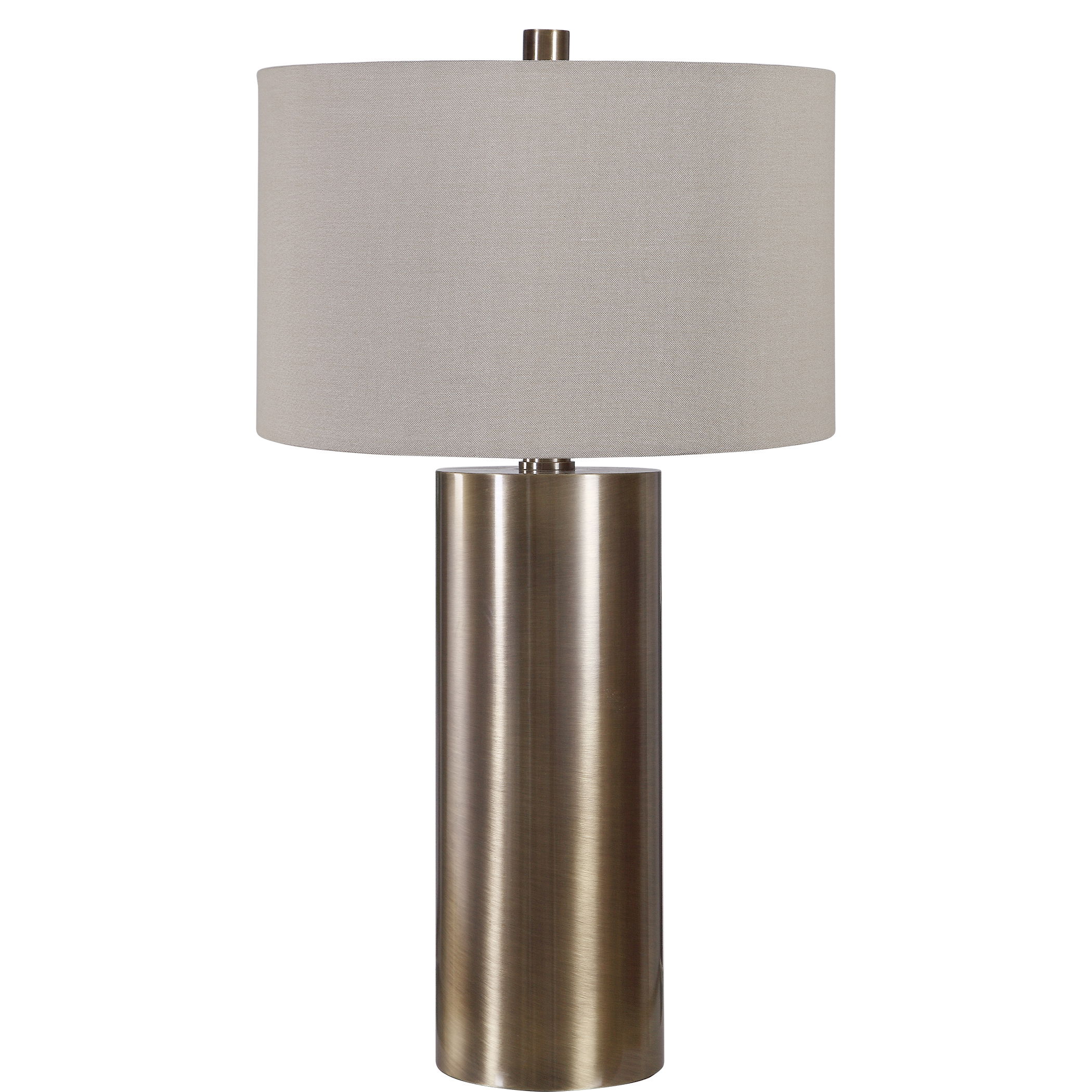 Taria Brushed Brass Table Lamp large image 