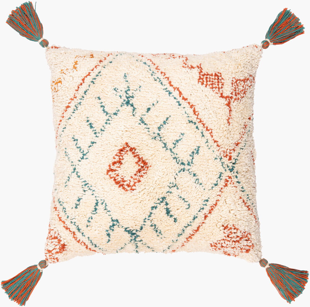 Nador Accent Pillow, Decorative Pillow by Surya, 18" length x 18" width