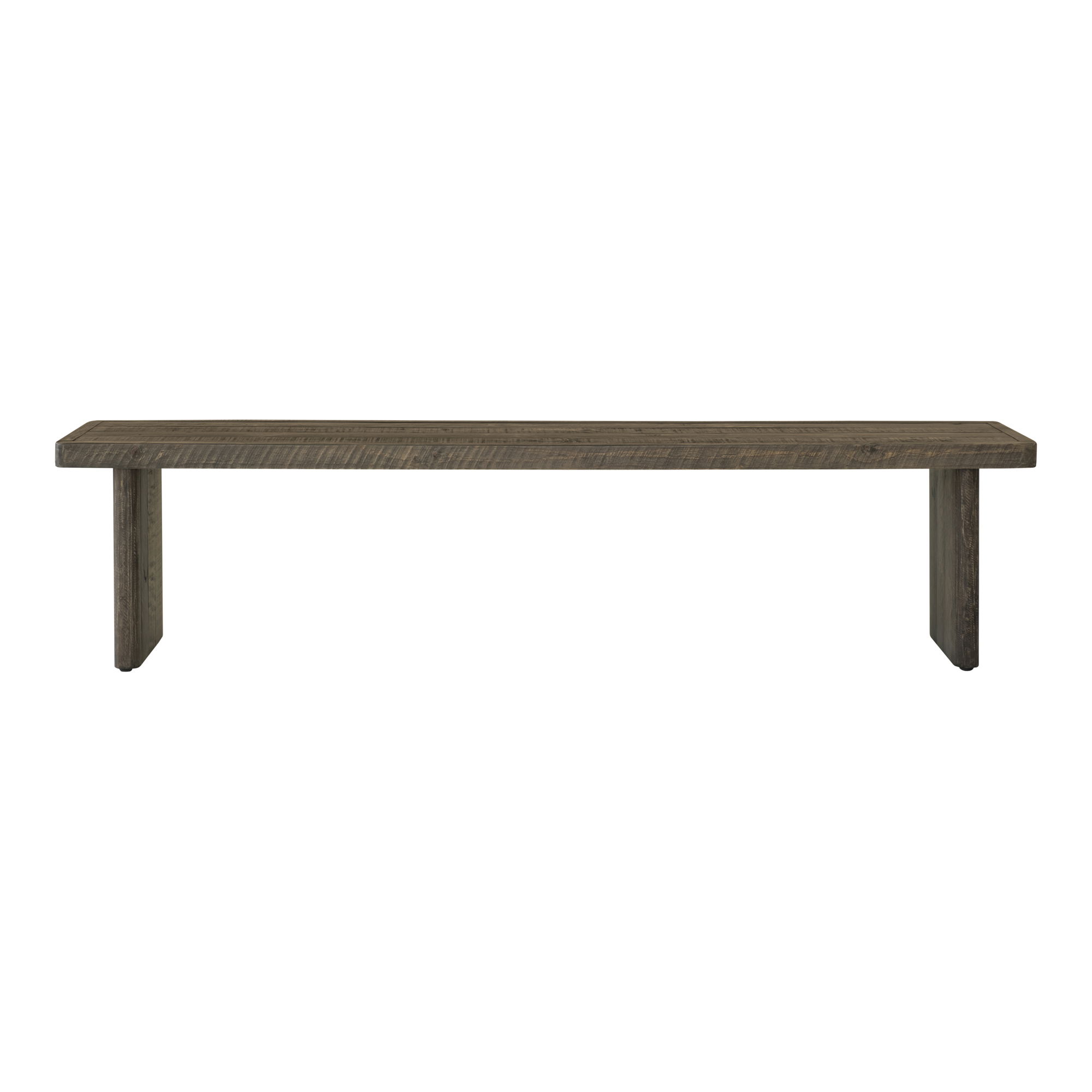 Monterey Bench Aged Brown, Benche by Moe's Home, 73" width x 18" height x 14" depth View 1