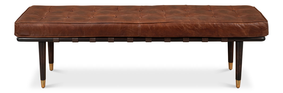 Prince Albert Bench, by Sarreid, 1'4" length x 5'4" width x 1'6" height View 2