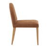 Memphis Dining Chair Set of 2 Brown, by Dovetail, 20.1" width x 34.5" height x 25.2" depth thumbnail 3