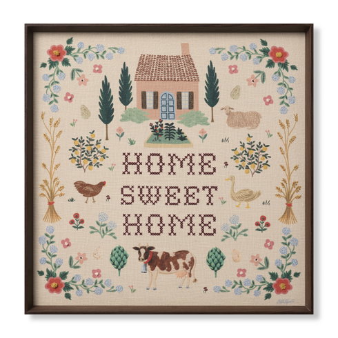 Rifle Paper Co. x Loloi Home Sweet Home Wall Art