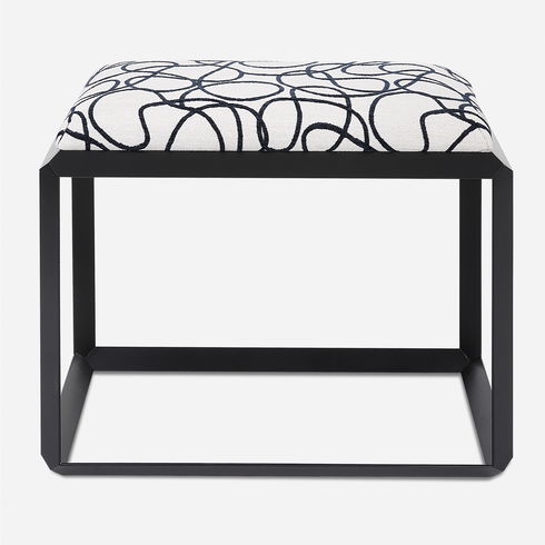 Curls Gray Small Bench
