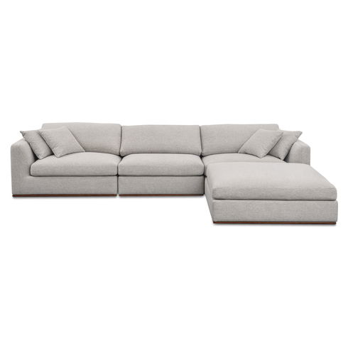 Rue Lounge Modular Sectional Flecked Grey
