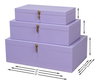 Cosmos Nesting Boxes S/3 Lilac, by Sarreid, 1'4" length x 2' width x 8" height thumbnail 13