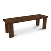 Marina Outdoor Bench Brown, Benche by Moe's Home, 57.99" width x 17.99" height x 16.02" depth thumbnail 2
