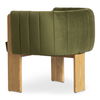 Sofi Accent Chair Truly Olive, by Moe's Home, 29" width x 28.25" height x 26.25" depth thumbnail 2