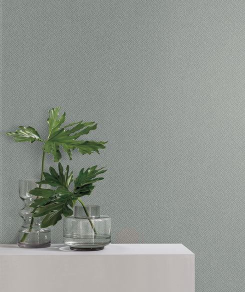 Give & Take Grey Blue Wallpaper