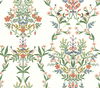 Luxembourg White & Green Wallpaper, by York Wall, 27' length x 2'3" width x 0.02" depth thumbnail 1