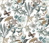 Butterfly House White & Blue Wallpaper thumbnail 0