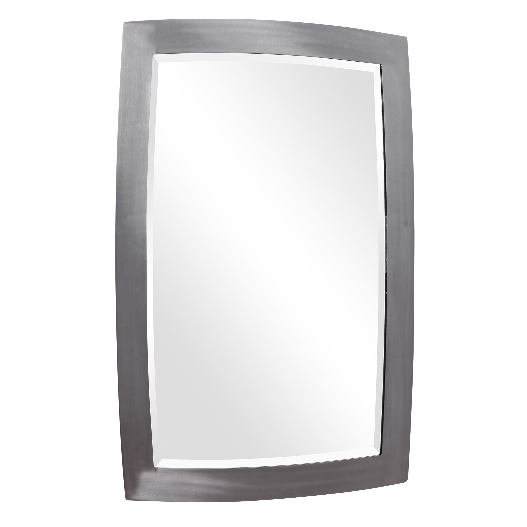 Haskill Brushed Nickel Mirror large image 