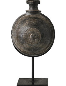 Online Designer Combined Living/Dining Antique Camel Water Pot on Stand
