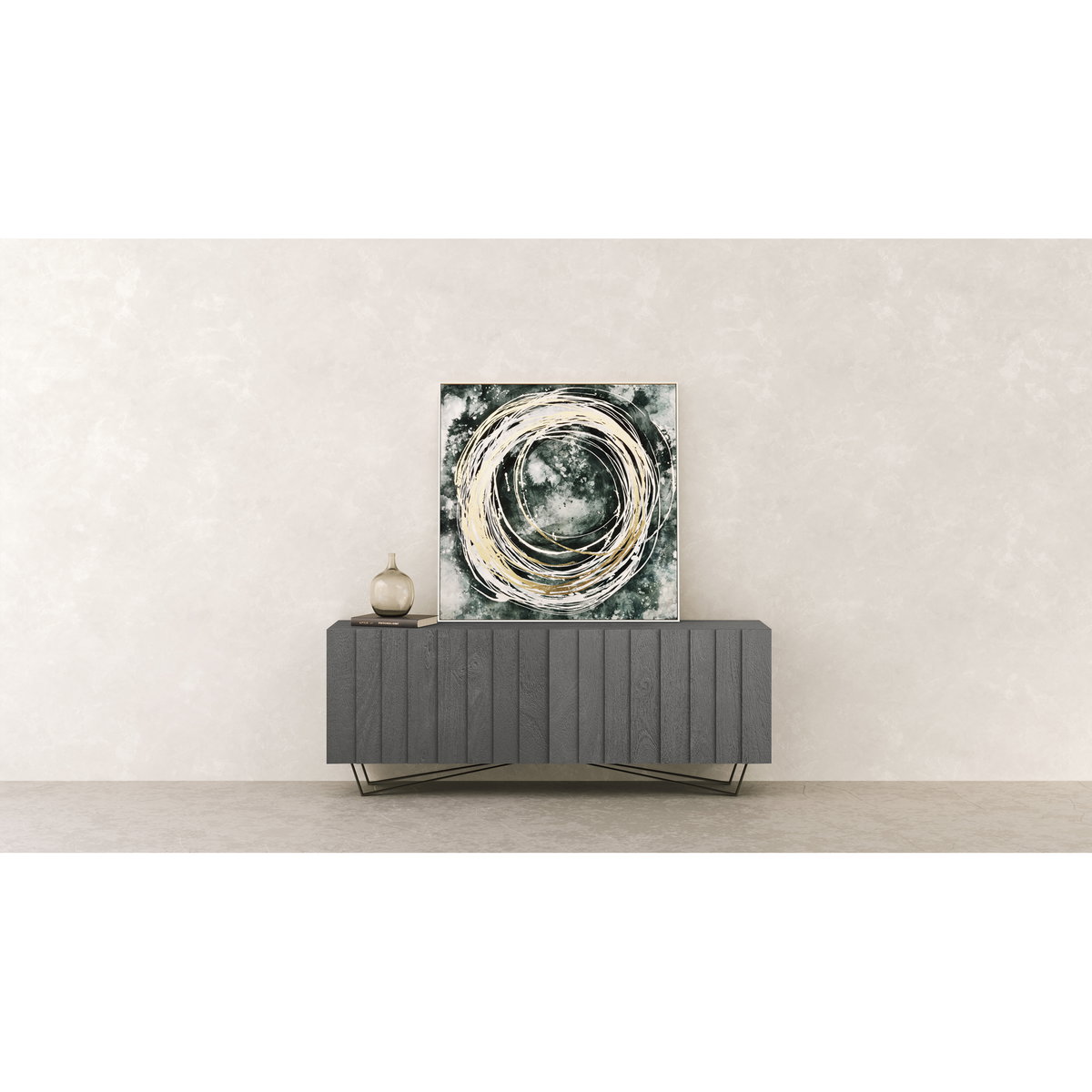 Brolio Sideboard Charcoal, Cabinets & Sideboard by Moe's Home, 71" width x 30" height x 16" depth View 11