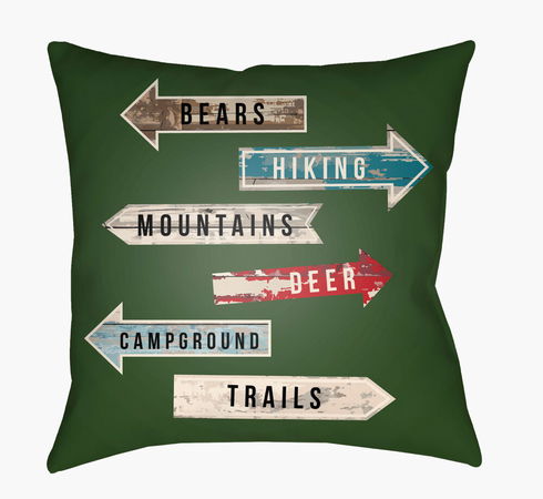 Lodge Cabin Floor Pillow