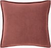 Cotton Velvet Lumbar Pillow, Decorative Pillow by Surya, 13" length x 19" width thumbnail