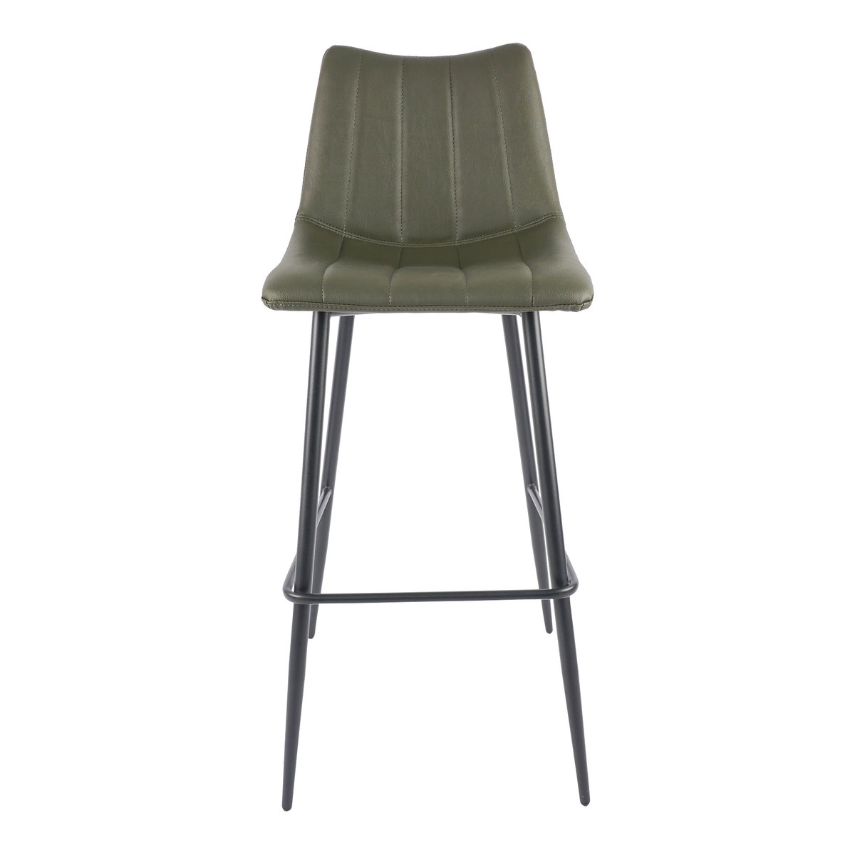 Alibi Barstool Dark Green - Set Of Two, Counter & Bar Stool by Moe's Home, 17.7" width x 41.5" height x 20" depth View 3