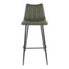 Alibi Barstool Dark Green - Set Of Two, Counter & Bar Stool by Moe's Home, 17.7" width x 41.5" height x 20" depth thumbnail 3