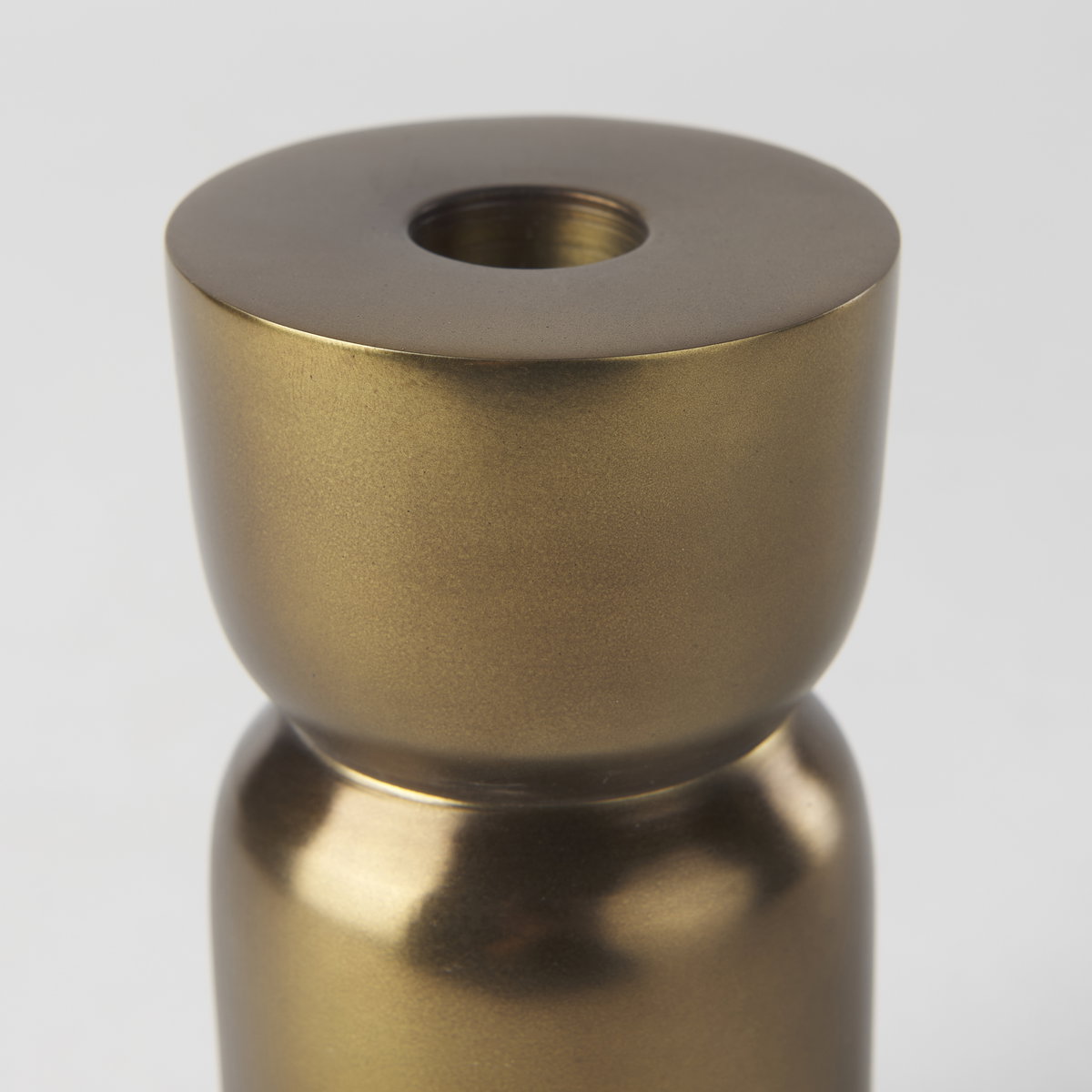 Malta Aluminum Candle Holder Small, Candles & Candle Holder by Mercana, 2.5" length x 2.5" width x 5" height View 6