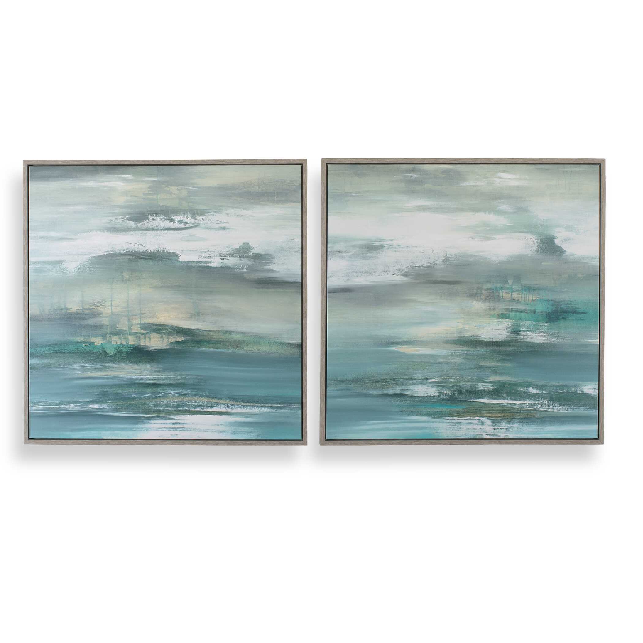 Tranquil State Of Mind Framed Canvases, S/2 large image 
