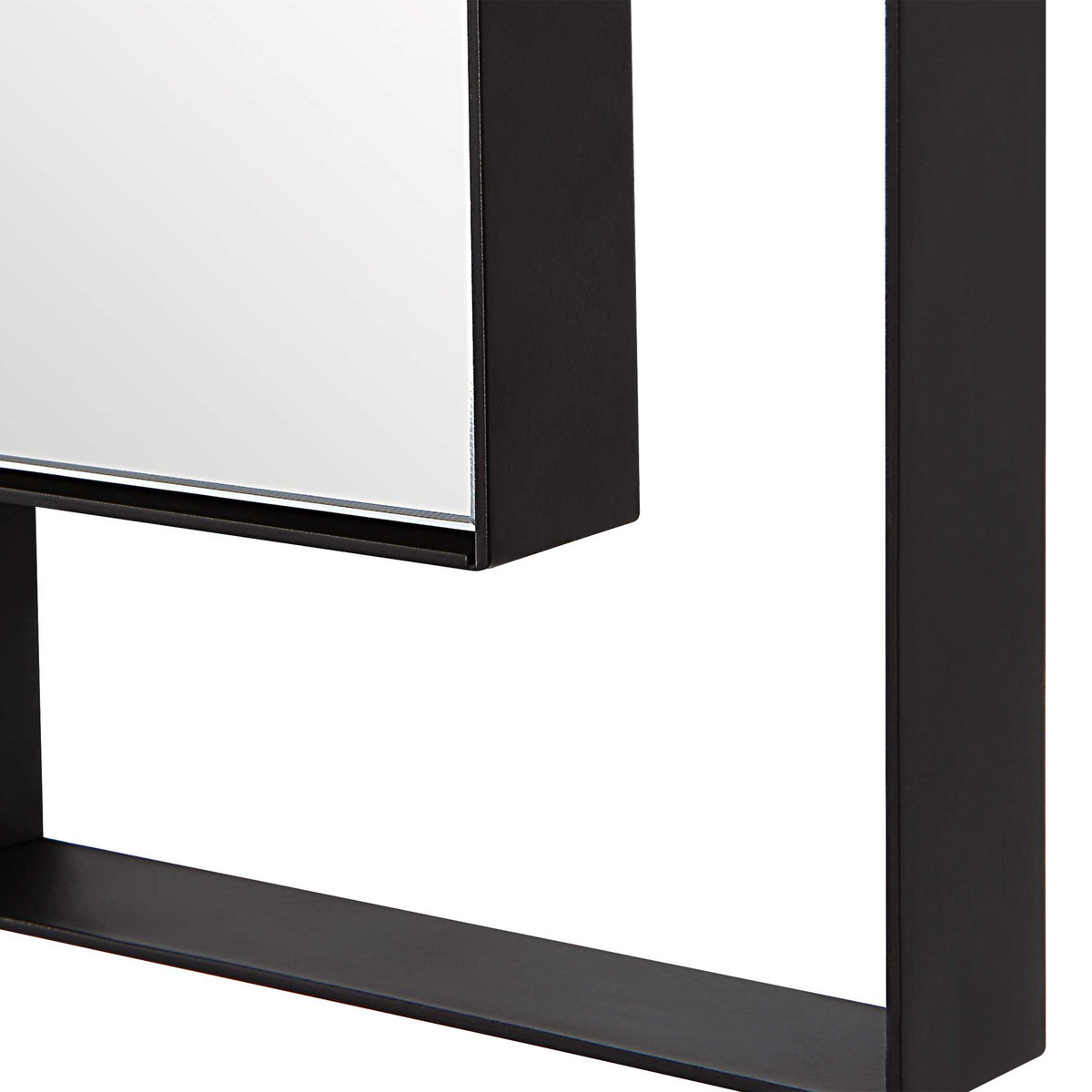 Stellan Black Mirror, by Uttermost, 27.75" width x 39.62" height x 1.12" depth View 7