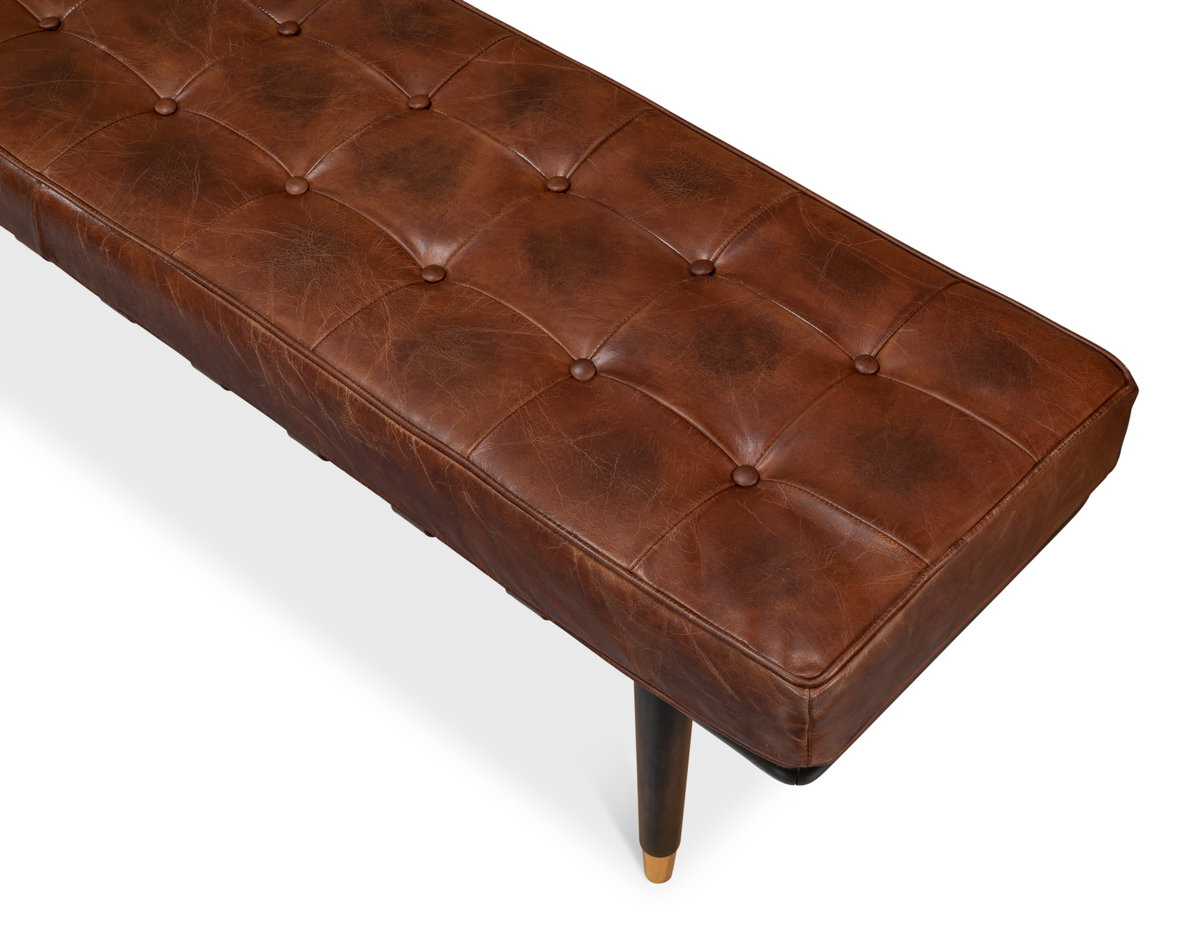 Prince Albert Bench, by Sarreid, 1'4" length x 5'4" width x 1'6" height View 10