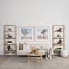 Taylin Light Brown Solid Wood Open Bookshelf thumbnail 1
