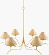 Belvedere Chandelier, by Surya, 44" length x 44" width x 26" height thumbnail