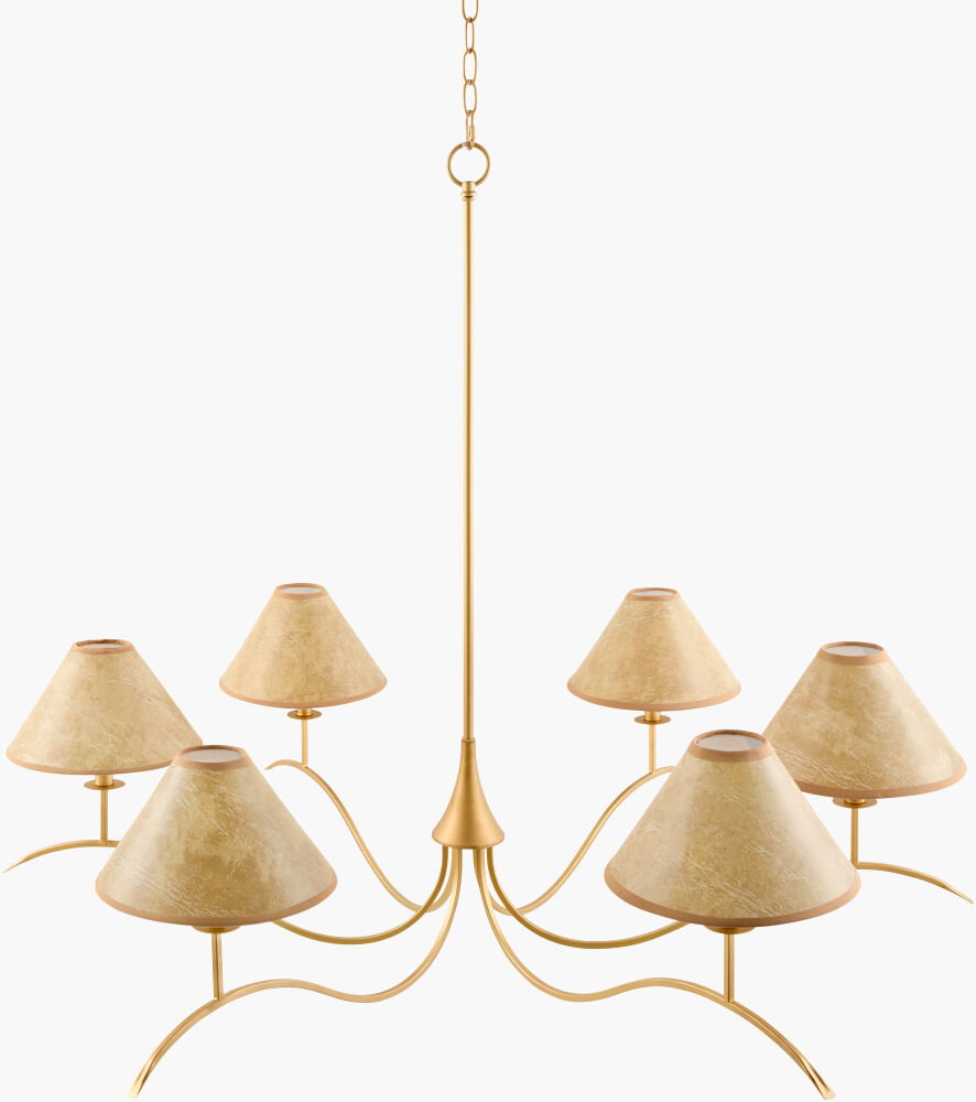 Belvedere Chandelier, by Surya, 44" length x 44" width x 26" height