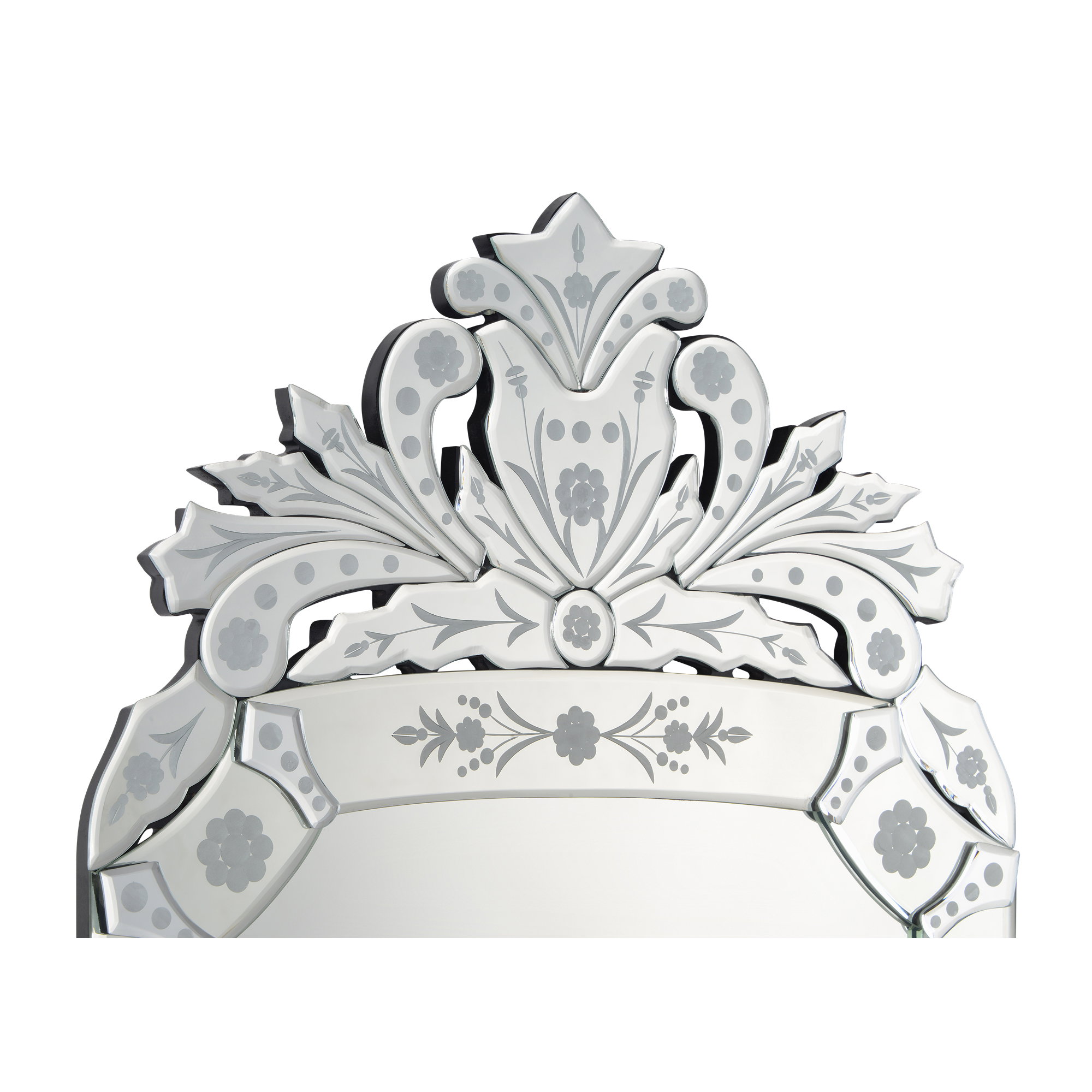 Venetian Wall Mirror, by Renwil, 19" height x 1" depth View 3