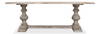Lionisio Trestle Table  Grey Oak, by Sarreid, 3'5" length x 7' width x 2'6" height thumbnail 3