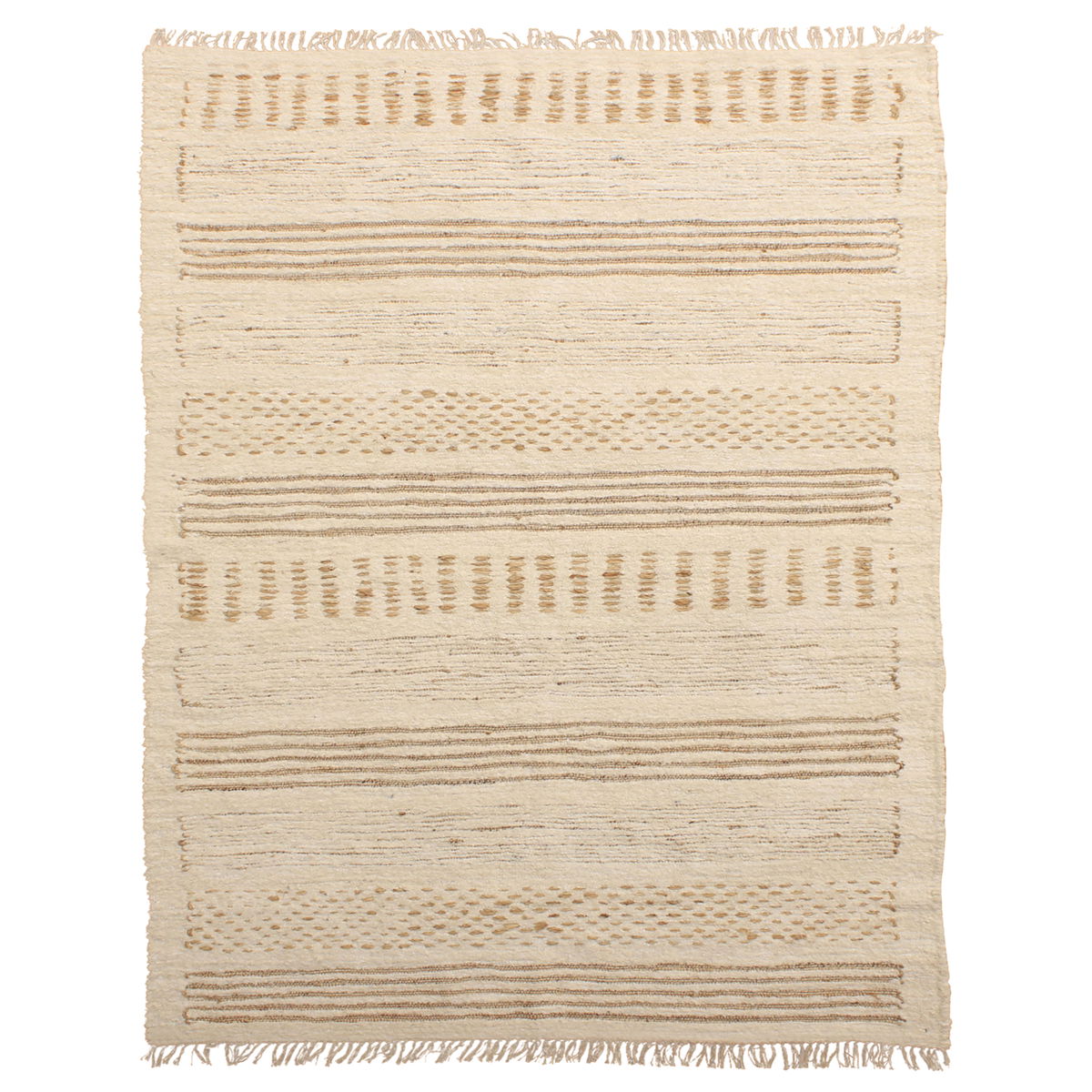 Clarimond Rug Ivory 8×10, by Dovetail, 8'0.5" width x 0.4" height x 10' depth