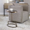 Jessenia Stone Accent Table, Furniture by Uttermost, 18" width x 23" height x 12" depth thumbnail 2
