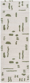 Fossay Shag Machine Woven Rug, by Surya, 7'2.61" length x 2'7.5" width thumbnail