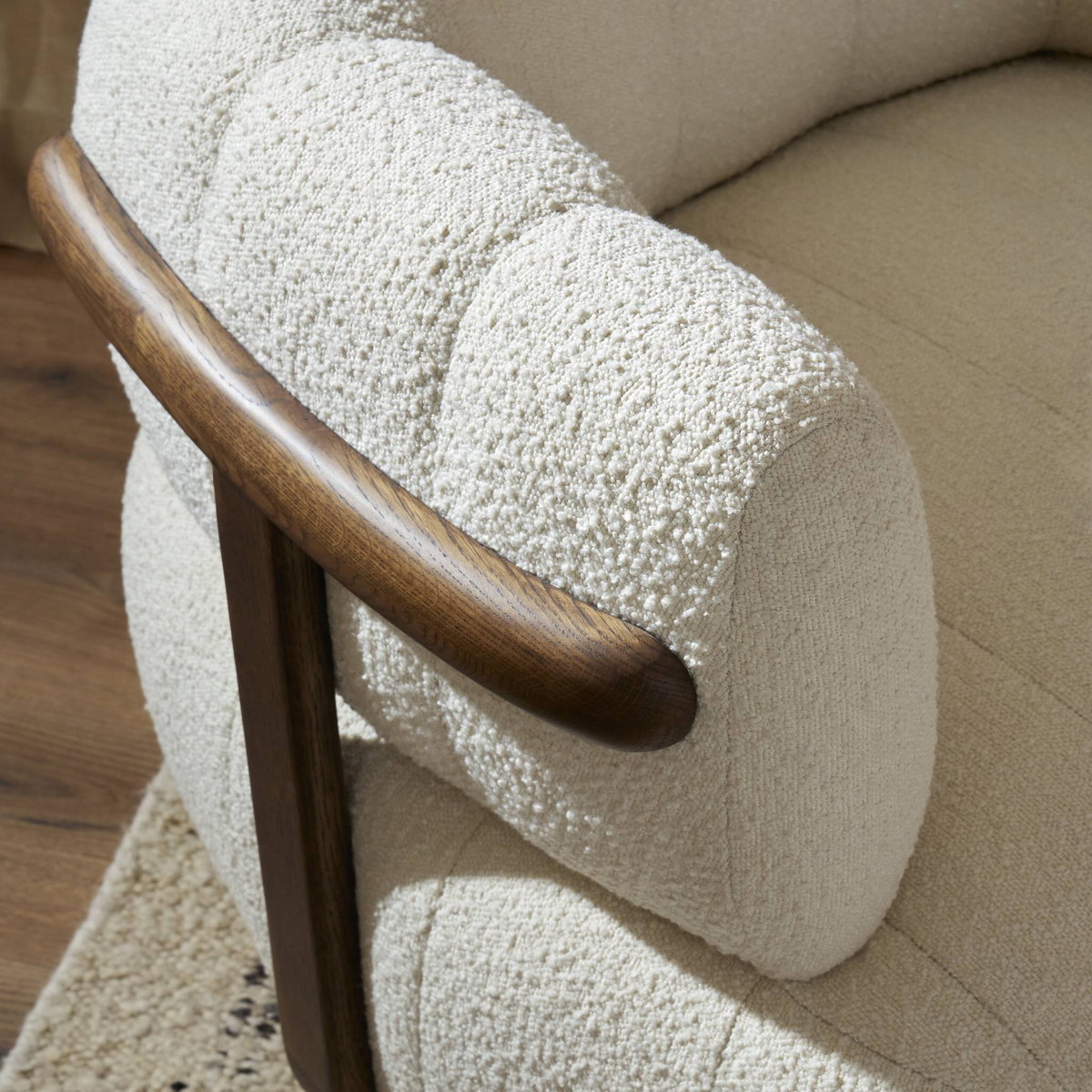 Doss Swivel Chair, Accent Chair by Four Hands, 37" width x 28" height x 34.5" depth View 12