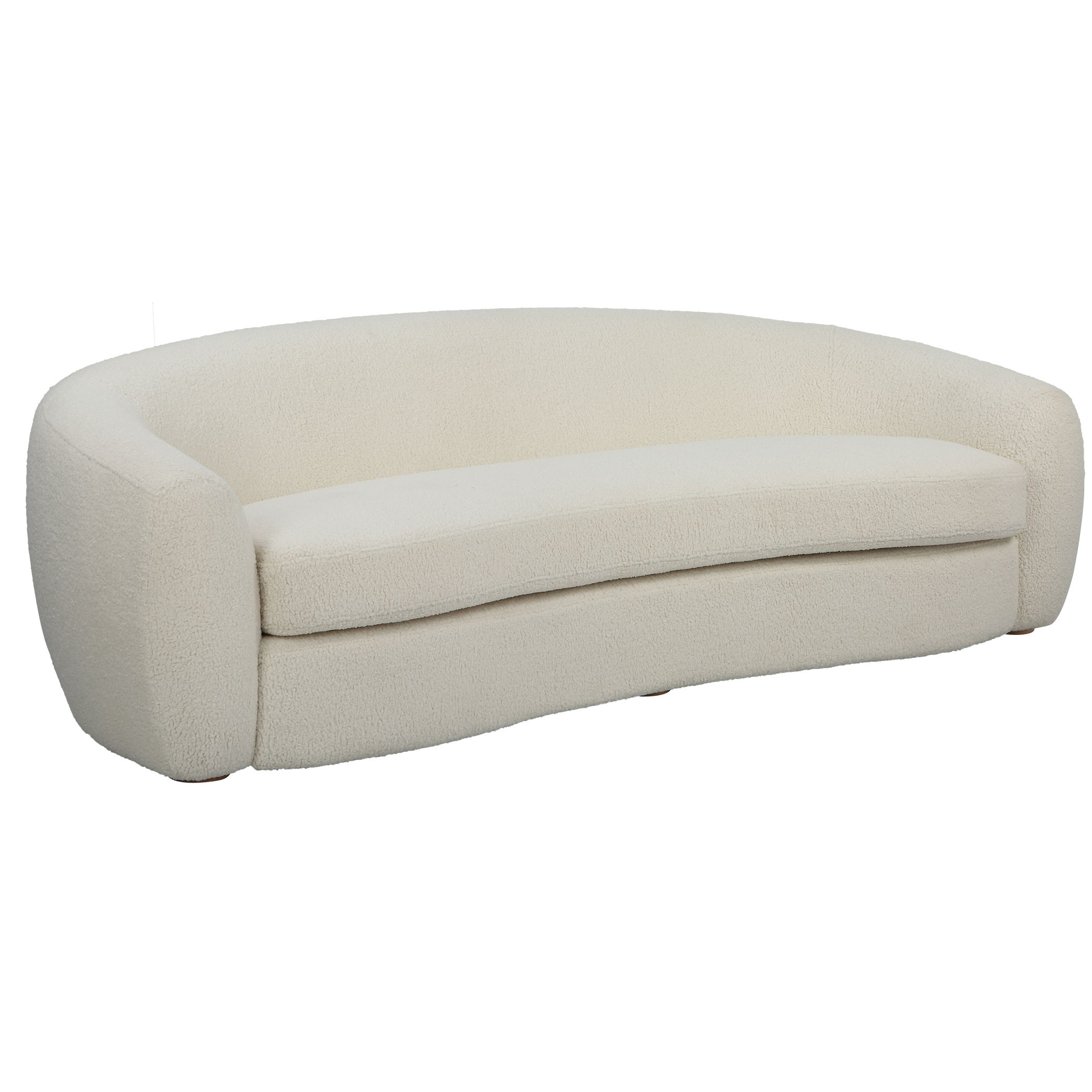 Capra Art Deco White Sofa large image 