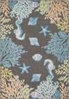 Lakeside Machine Woven Rug, by Surya, 1'3.75" length x 1'3.75" width thumbnail