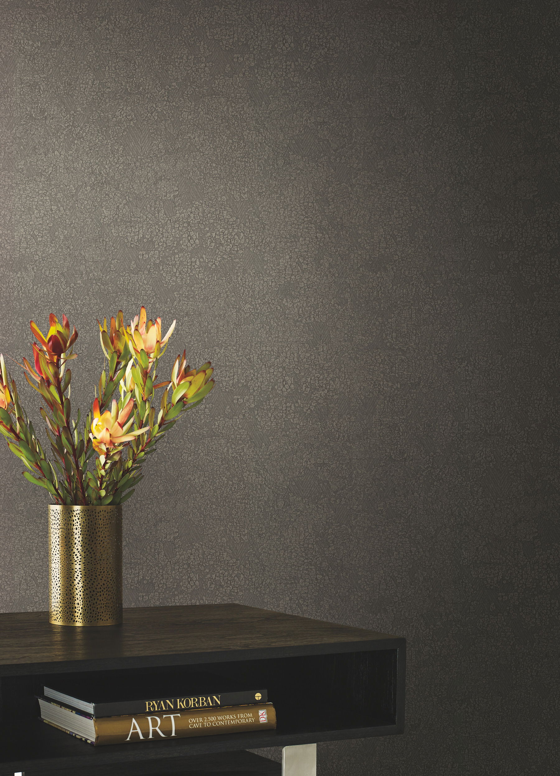 Weathered Dark Beige Wallpaper large image 