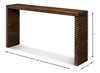 Stacked Console Table, by Sarreid, 1'1" length x 5'3" width x 2'8" height thumbnail 13