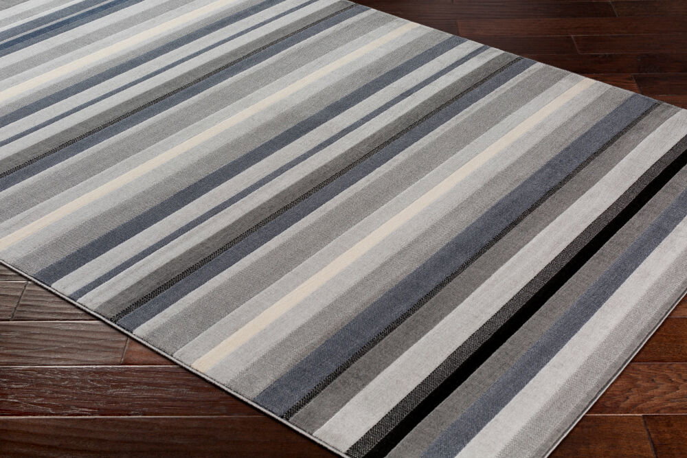 City Machine Woven Rug, by Surya, 12'3.64" length x 8'8.33" width