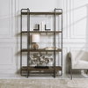 Stilo Urban Industrial Etagere, Shelving & Bookcase by Uttermost, 49.5" width x 79.5" height x 18" depth thumbnail 8