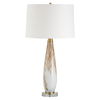 Lyra White & Gold Table Lamp thumbnail 4