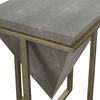 Bertrand Shagreen Accent Table, Furniture by Uttermost, 18.25" width x 25.25" height x 18.25" depth thumbnail 5