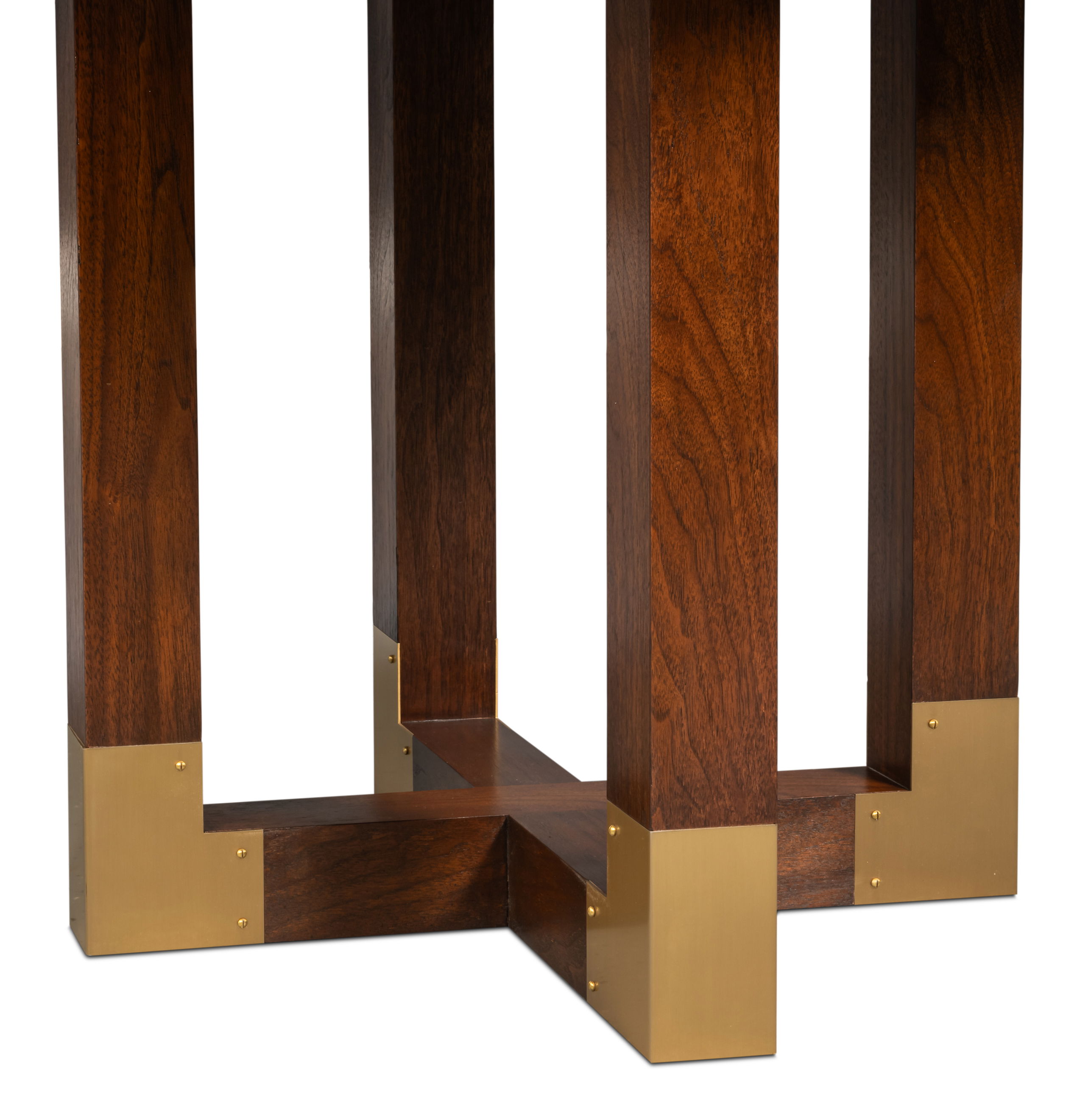 Chelsea Jupe Dining Table, by Sarreid, 55" length x 55" width x 30" height View 7