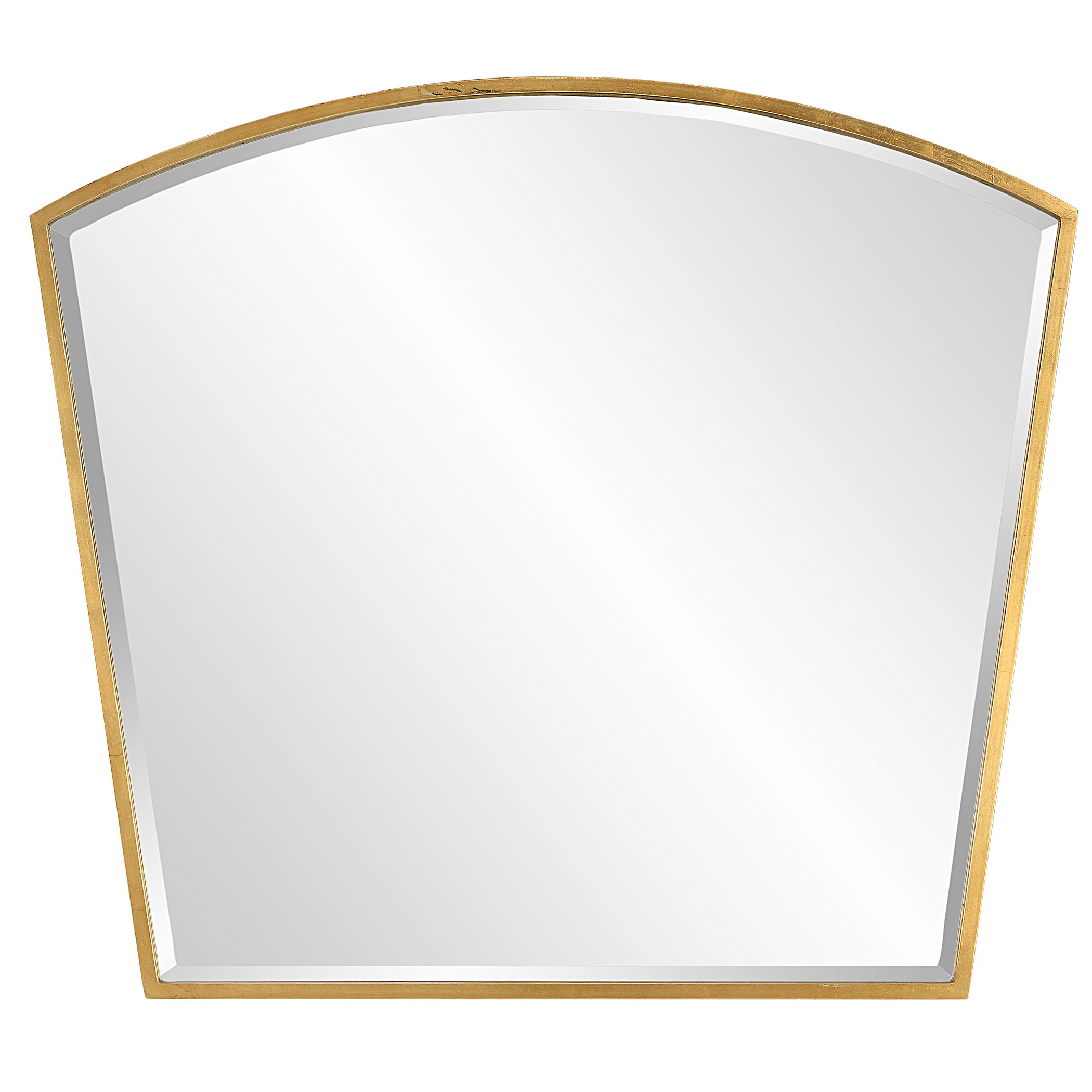 Boundary Gold Arch Mirror, by Uttermost, 36" width x 31.62" height x 1.12" depth View 1