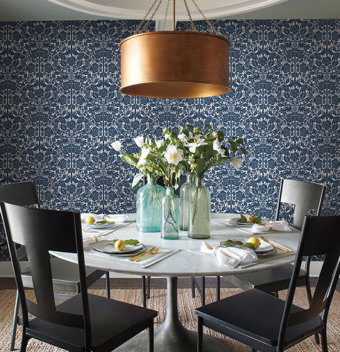 Fairy Tales Blue Wallpaper
