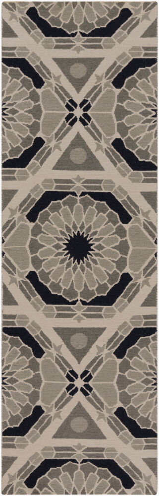 Kaleidoscope Handmade Rug, by Surya, 8' length x 2'6" width